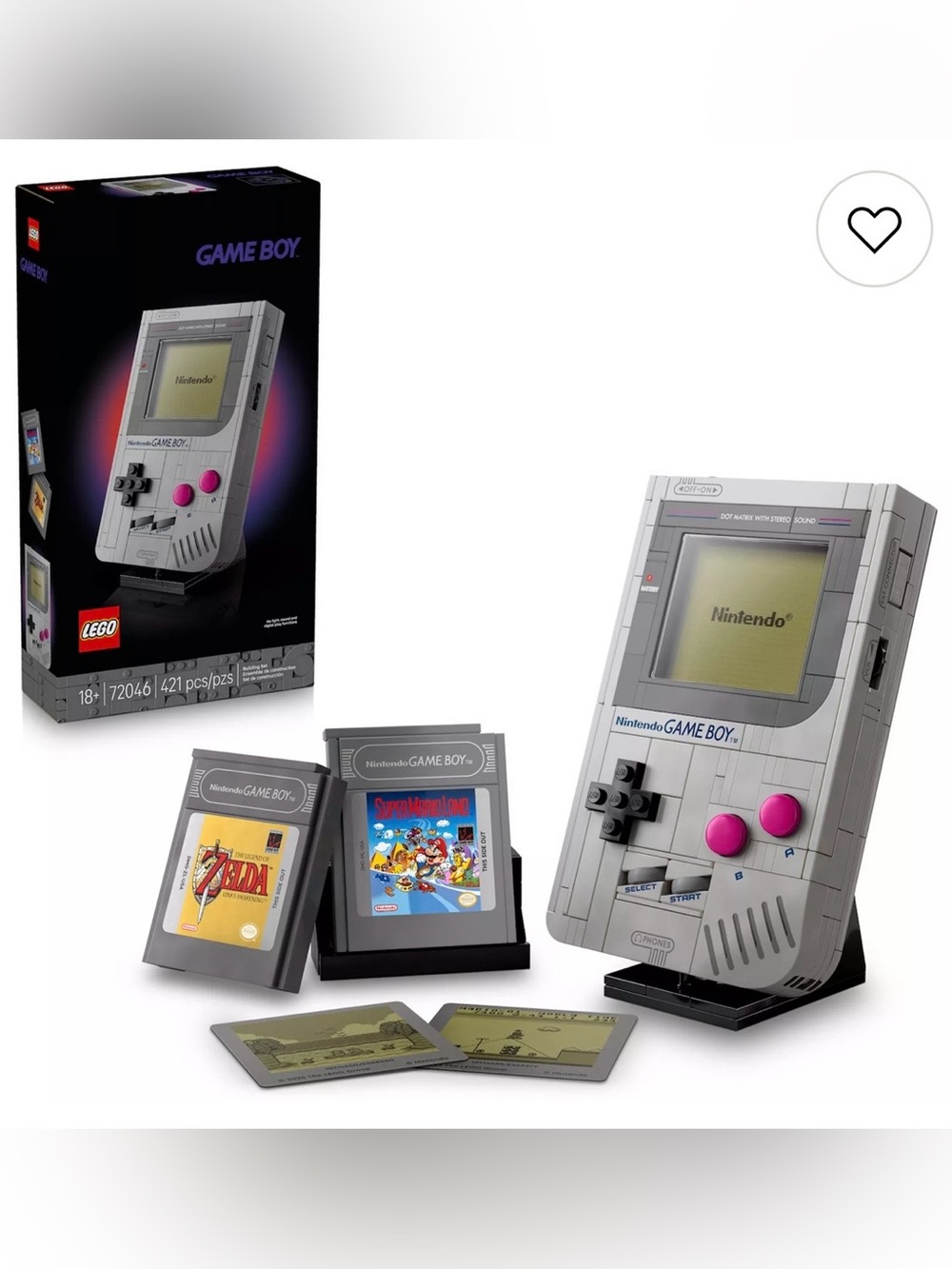 LEGO Nintendo Game Boy 72046 – Brand New, Factory Sealed